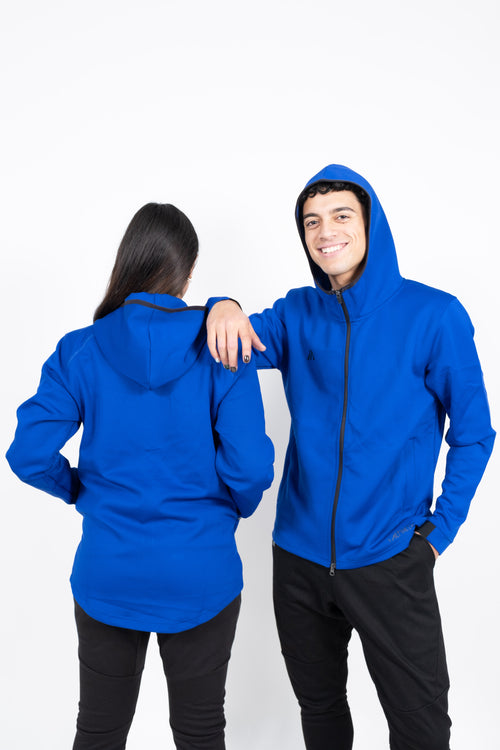 iAthletic Pro Zip Hoodie - Reflex Blue