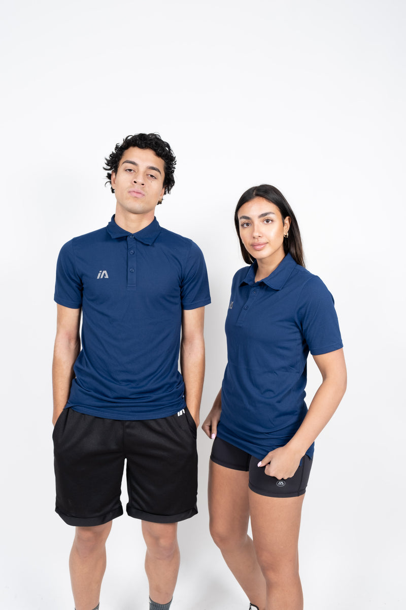 iAthletic ProTech Polo - Navy Marle