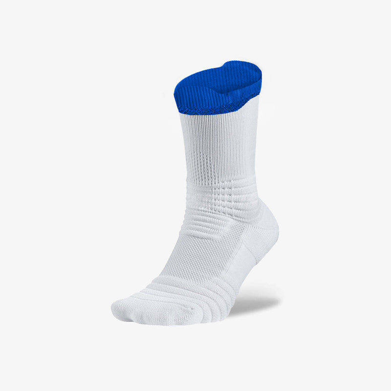 iAthletic Elite Performance Socks - White/Cobalt