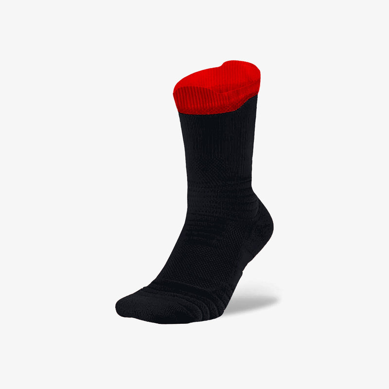 iAthletic Elite Performance Socks - Black/Red