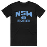 Basketball NSW State - Womens Black Cotton Tee