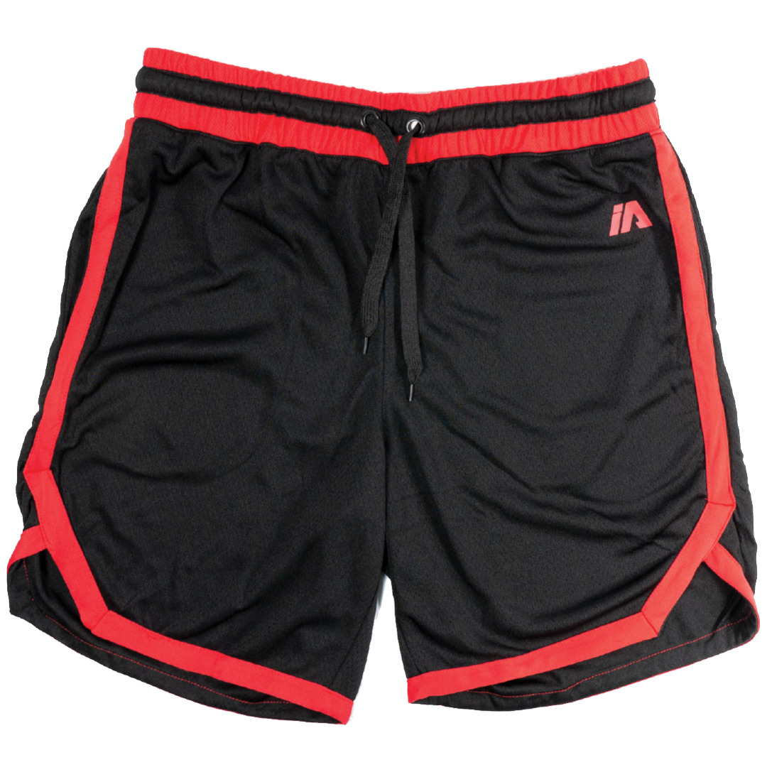Black 2024 red shorts