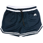 iAthletic Casual Basketball Shorts Womens - Navy/White