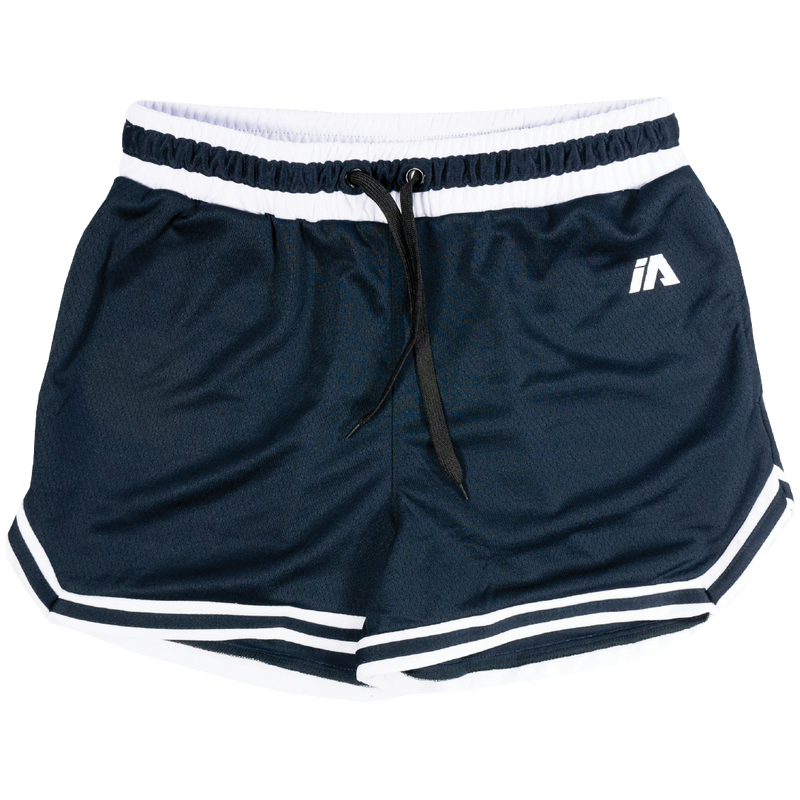 iAthletic Casual Basketball Shorts Womens Navy White