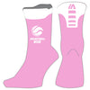 Basketball NSW Elite Socks - Pink/White