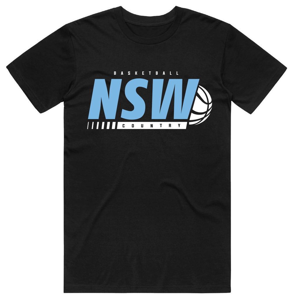Basketball NSW Country Urban Logo Country Cotton Tee
